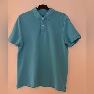 Marks & Spencer UK Men's Polo Shirt Aqua M